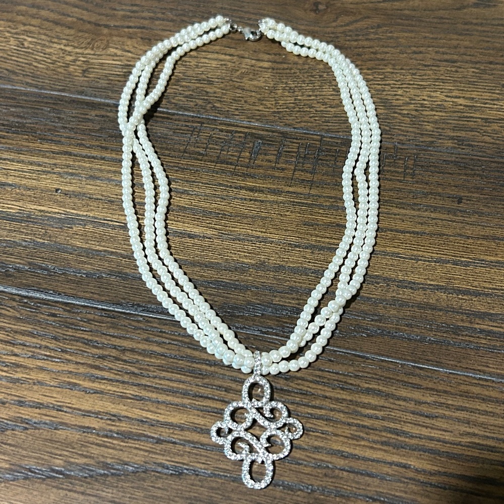 Ralph Lauren Faux Pearl Necklace